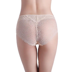 Silk Panties - Lace 100% Natural Silk Sexy Low Rise