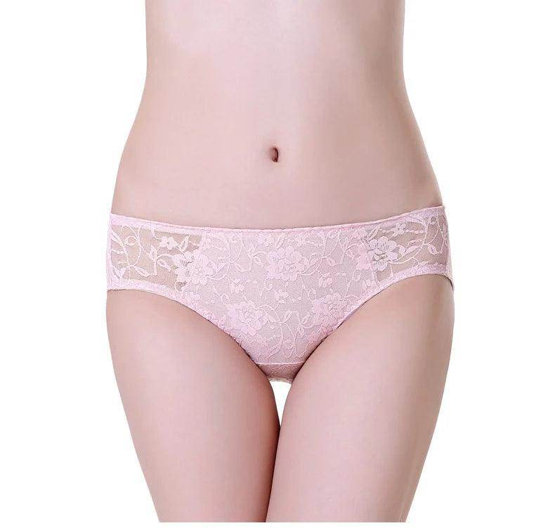 Silk Panties - 100% Pure Real Silk Lace Sexy Women’s Briefs - LANI SILK 