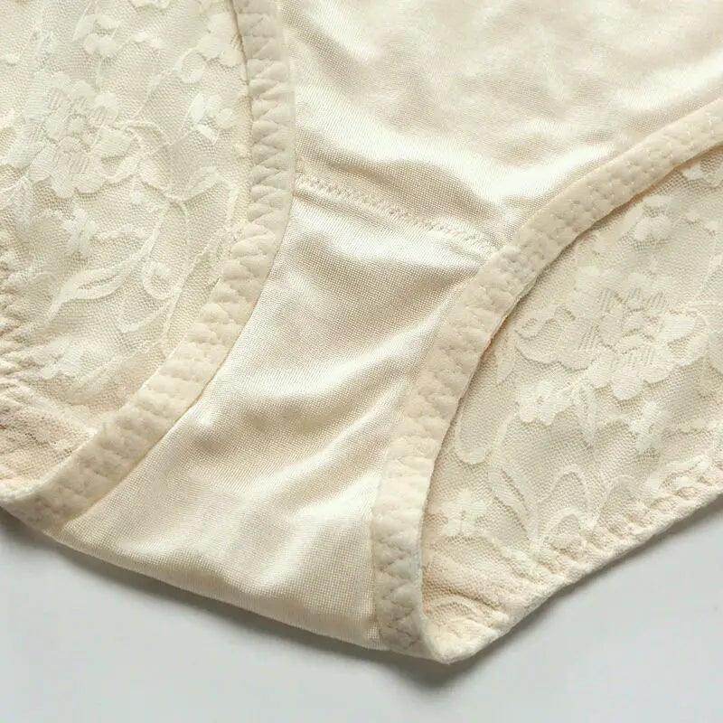 Silk Panties - 100% Pure Real Silk Lace Sexy Women’s Briefs - LANI SILK 
