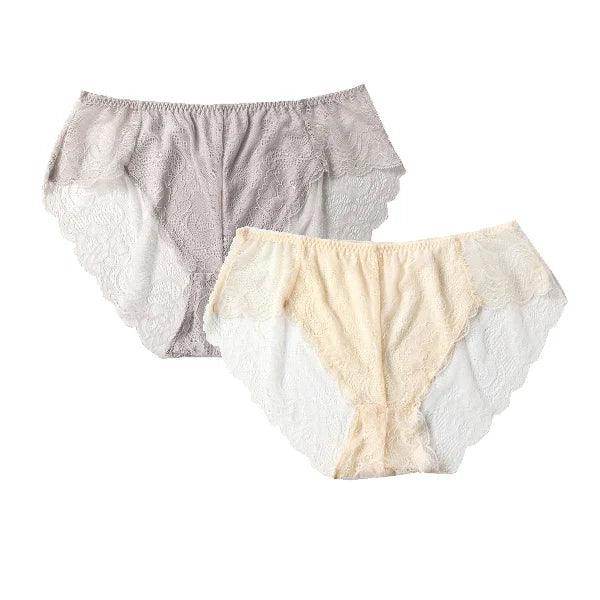 Silk Panties - Lace 100% Natural Silk Sexy Low Rise - LANI SILK 