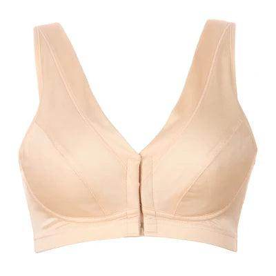 Silk Bra - Front Closure Unlined Full Cup Lingerie - LANI SILK 
