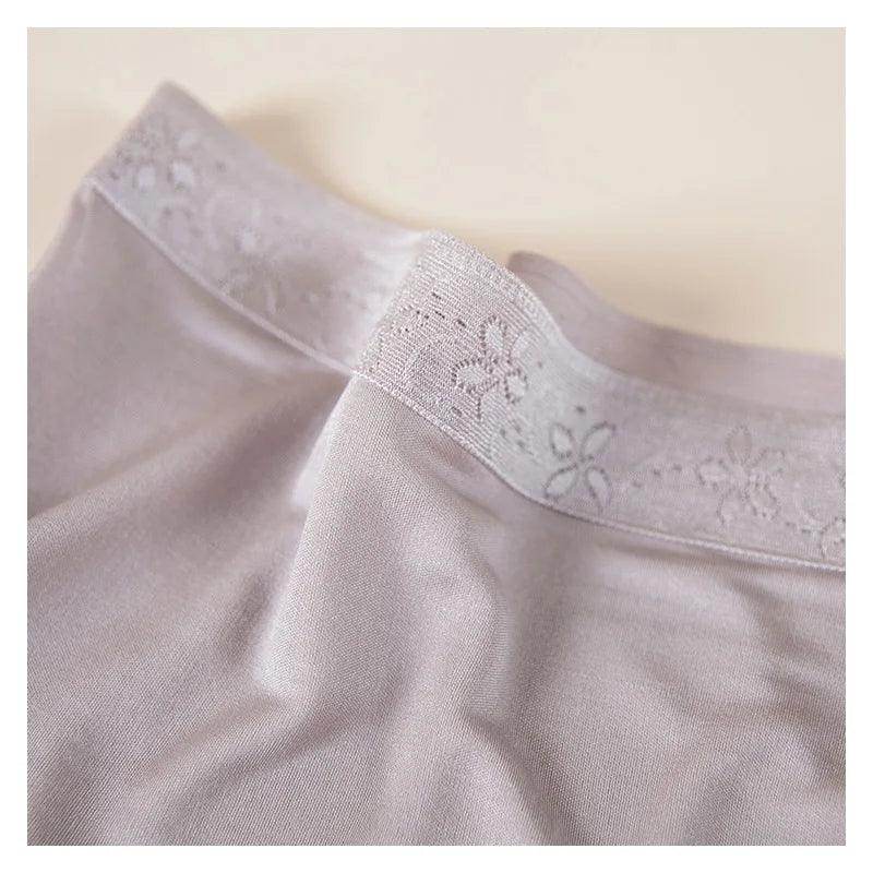 Silk Panties - 100% Natural Silk Seamless Mid Rise Boxers - LANI SILK 