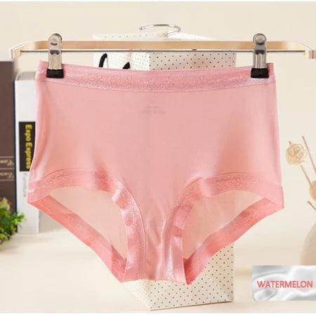 Silk Panties - 100% Natural Silk Seamless Mid Rise Boxers - LANI SILK 