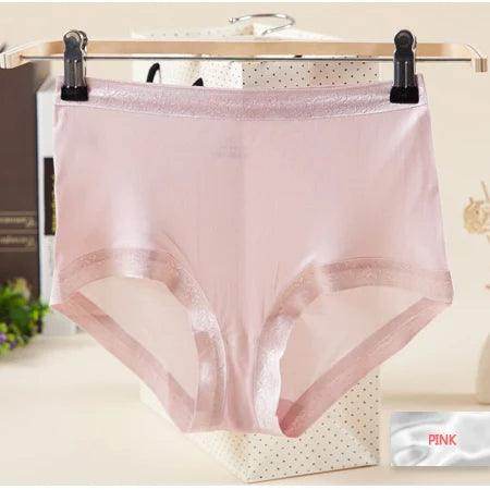 Silk Panties - 100% Natural Silk Seamless Mid Rise Boxers - LANI SILK 