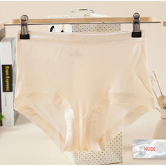 Silk Panties - 100% Natural Silk Seamless Mid-Rise Boxers