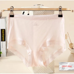 Silk Panties - 100% Natural Silk Seamless Mid-Rise Boxers