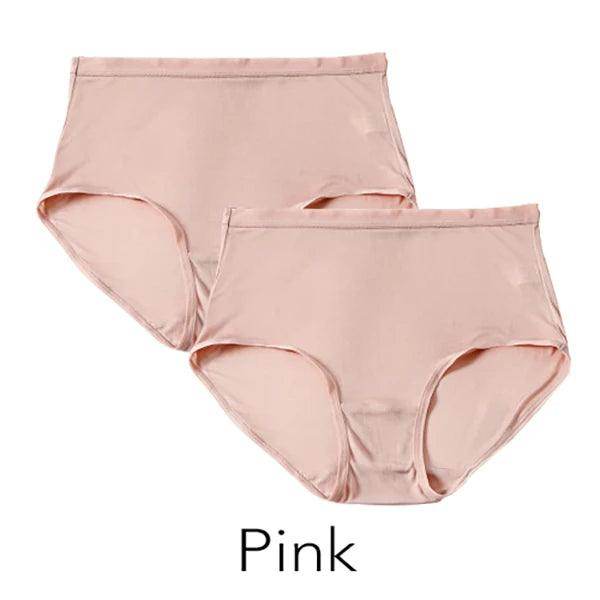 Silk Panties - High Waist Briefs Full Coverage Underwear - LANI SILK 