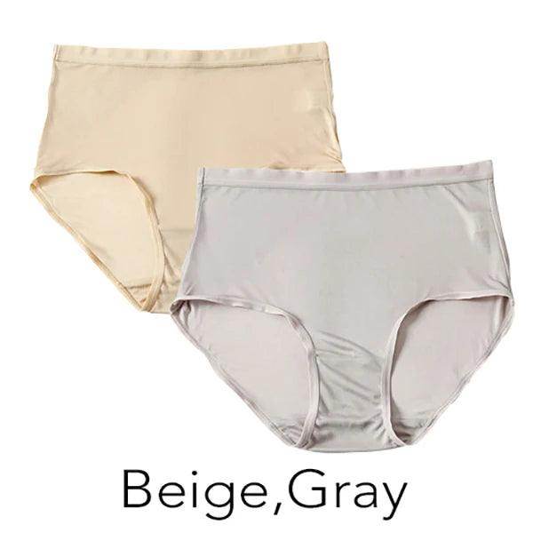 Silk Panties - High Waist Briefs Full Coverage Underwear - LANI SILK 