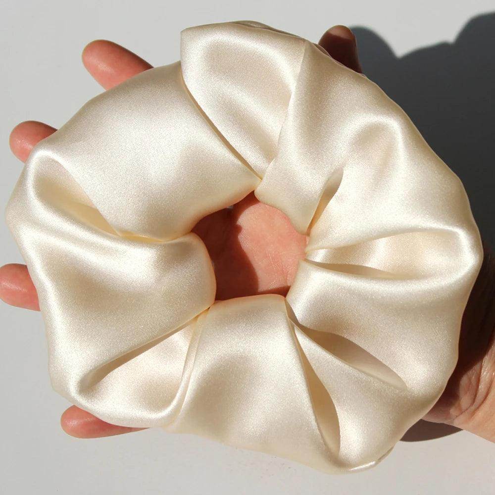 Silk Scrunchies - Hair Ties Elastic Bands Holders for Women - LANI SILK 
