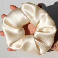 Silk Scrunchies - Hair Ties Elastic Bands Holders for Women