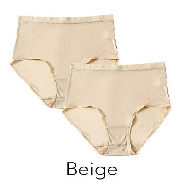 Silk Panties - High Waist Briefs Full Coverage Underwear - LANI SILK 