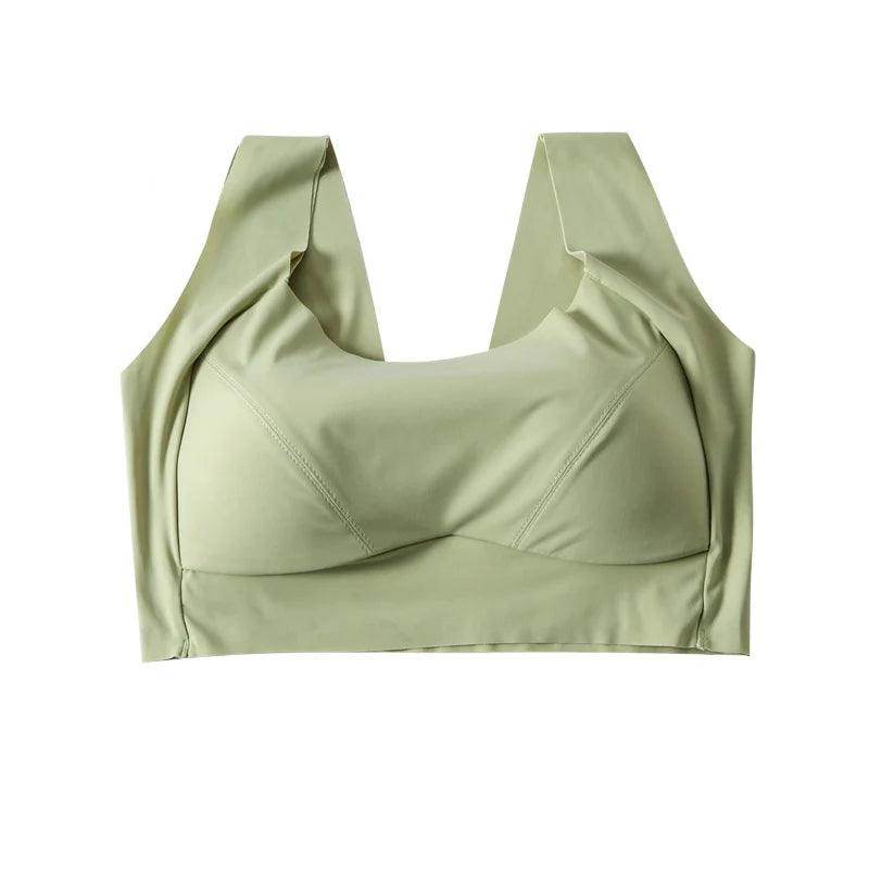 Silk Bra - 100% Natural Silk Lining Wire Free Full Yoga Wear - LANI SILK 
