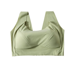 Silk Bra - Wire-Free 100% Natural Silk Lining Full Cups Everyday Wear