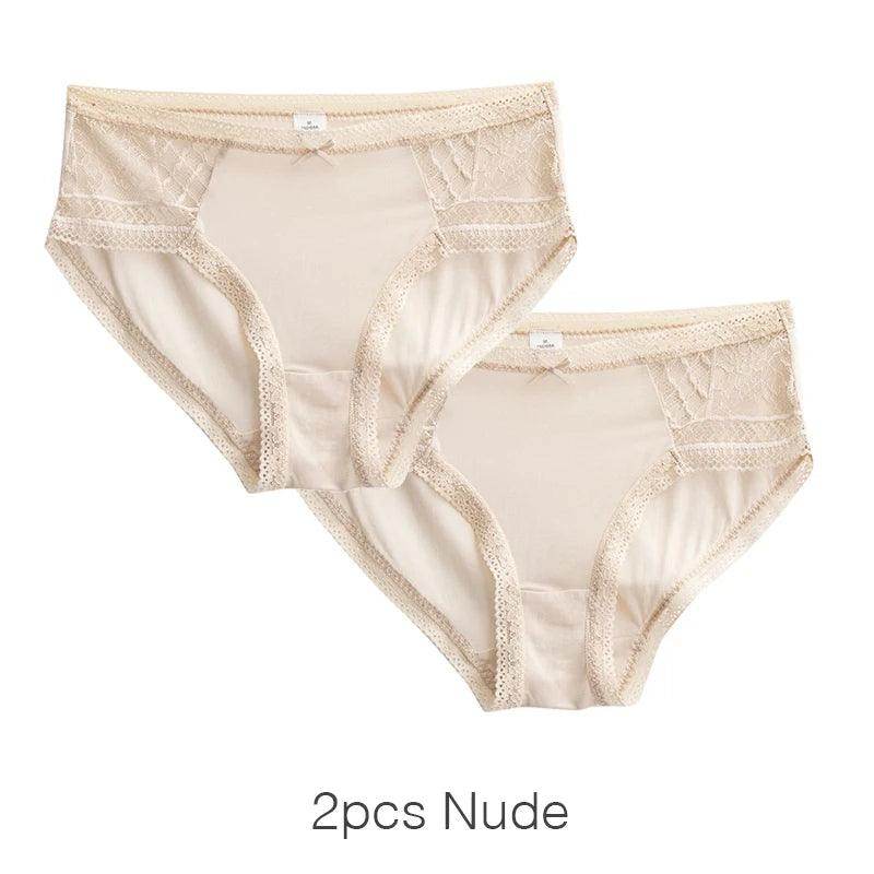 Silk Panties - 100% Natural Silk & Lace Comfortable Everyday Briefs - LANI SILK 