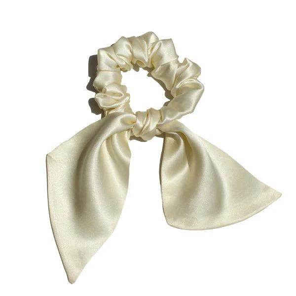 Silk Scrunchies - Bunny Ear Hair Ties Bowknot Elastic Bands Holders - LANI SILK 