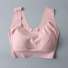 Silk Bra - Wire-Free 100% Natural Silk Lining Full Cups Everyday Wear