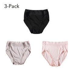 Silk Panties Ladies Hipster Panty Lace Plus Size Seamless Mid Waisted