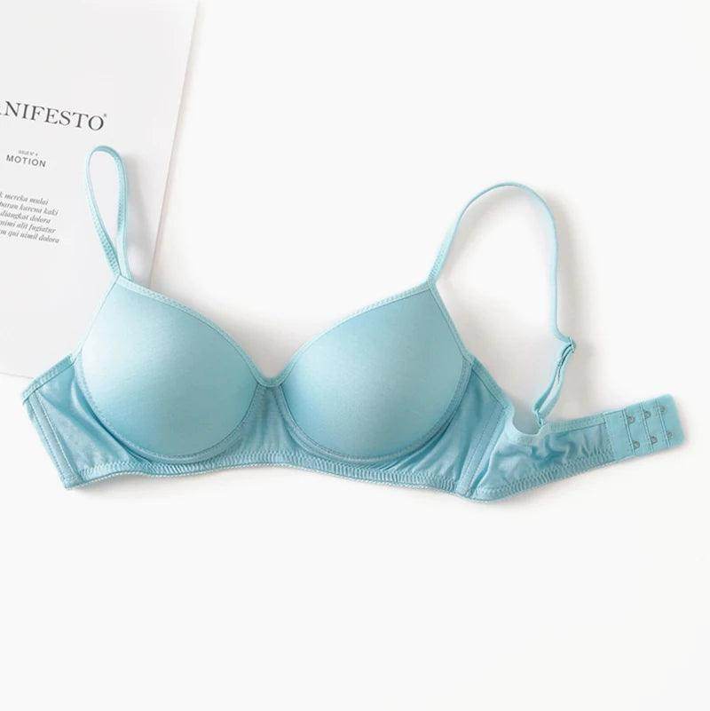 Silk Bra - Pure Wireless Padded Bralette Push Up - LANI SILK 