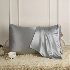 100% Mulberry Silk Pillowcase – Pure Silk Front & Lyocell Back