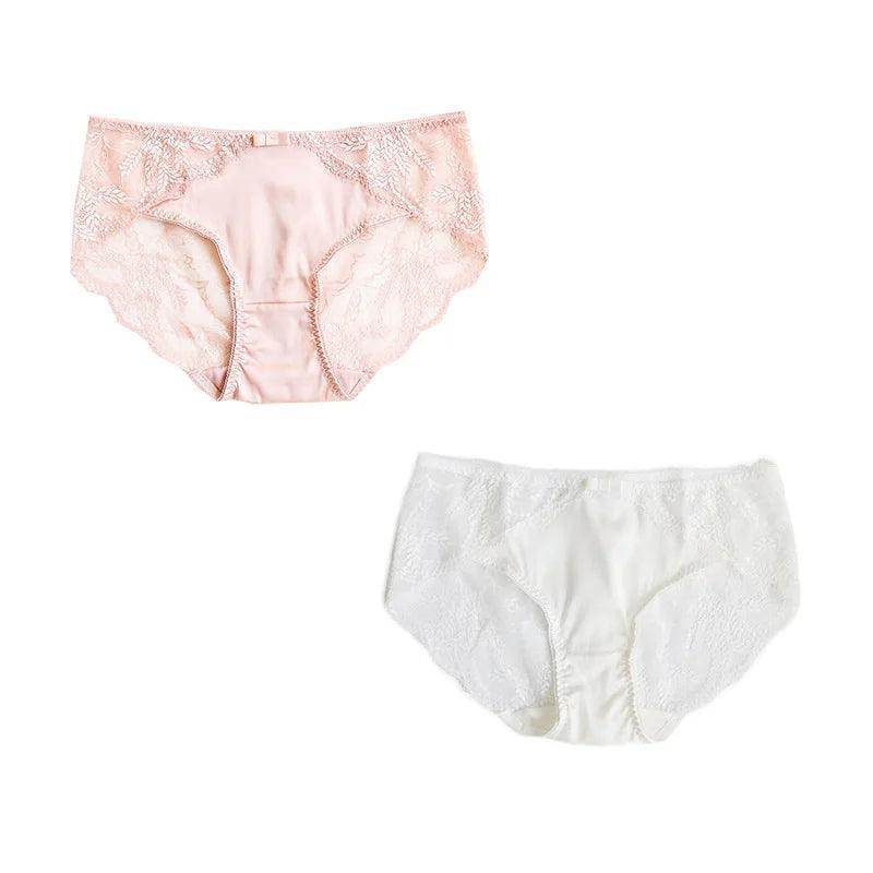 Silk Panties - 100% Natural Silk Lining Sexy Lace Briefs - LANI SILK 