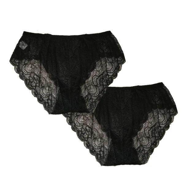 Silk Panties - Lace 100% Natural Silk Sexy Low Rise - LANI SILK 