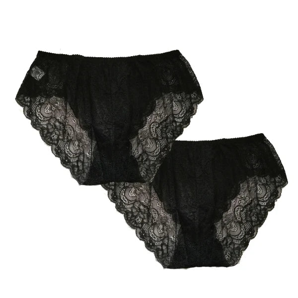 Silk Panties - Lace 100% Natural Silk Sexy Low Rise