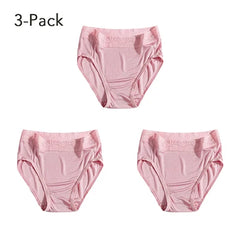 Silk Panties Ladies Hipster Panty Lace Plus Size Seamless Mid Waisted