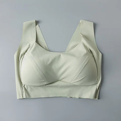 Silk Bra - Wire-Free 100% Natural Silk Lining Full Cups Everyday Wear