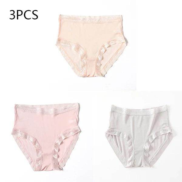 Silk Panties - 100% Natural High Waist Briefs Sexy Lingerie - LANI SILK 