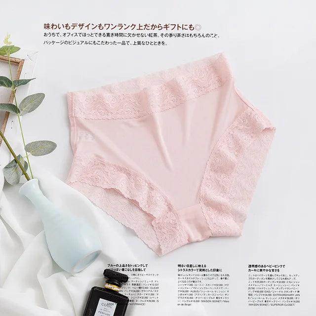 Silk Panties - Natural Waist Briefs Breathable Underwear - LANI SILK 