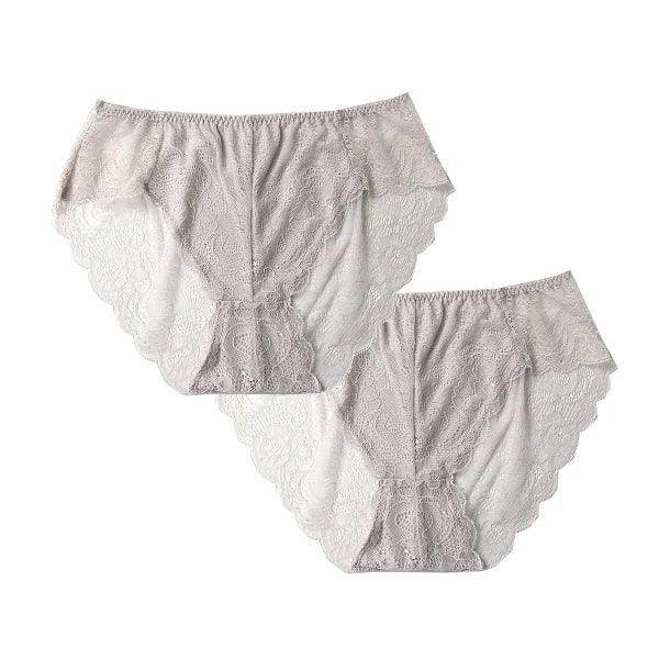Silk Panties - Lace 100% Natural Silk Sexy Low Rise - LANI SILK 