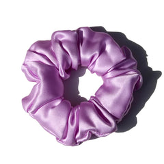 Silk Scrunchies - Large Elastic Damage Holders for Women