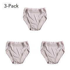 Silk Panties Ladies Hipster Panty Lace Plus Size Seamless Mid Waisted