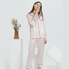 100% Mulberry Silk Pajama Set – Elegant & Luxurious Sleepwear for Women