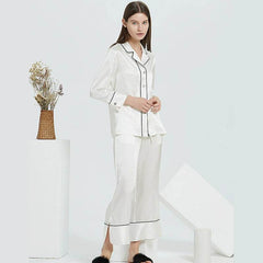 Silk Pajamas - Long Sleeve Two Piece Set For All Seasons - LANI SILK 