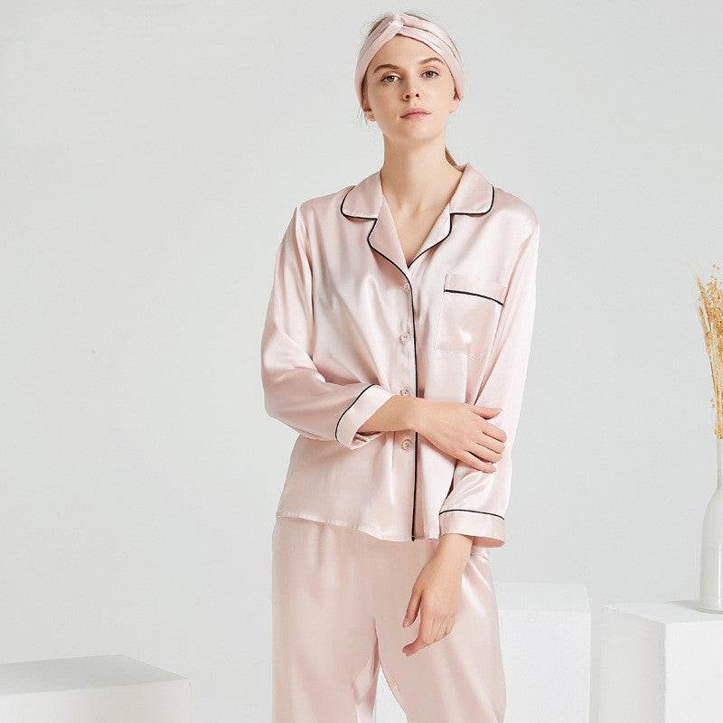 100% Mulberry Silk Pajama Set – Elegant & Luxurious Sleepwear for Women - LANI SILK 
