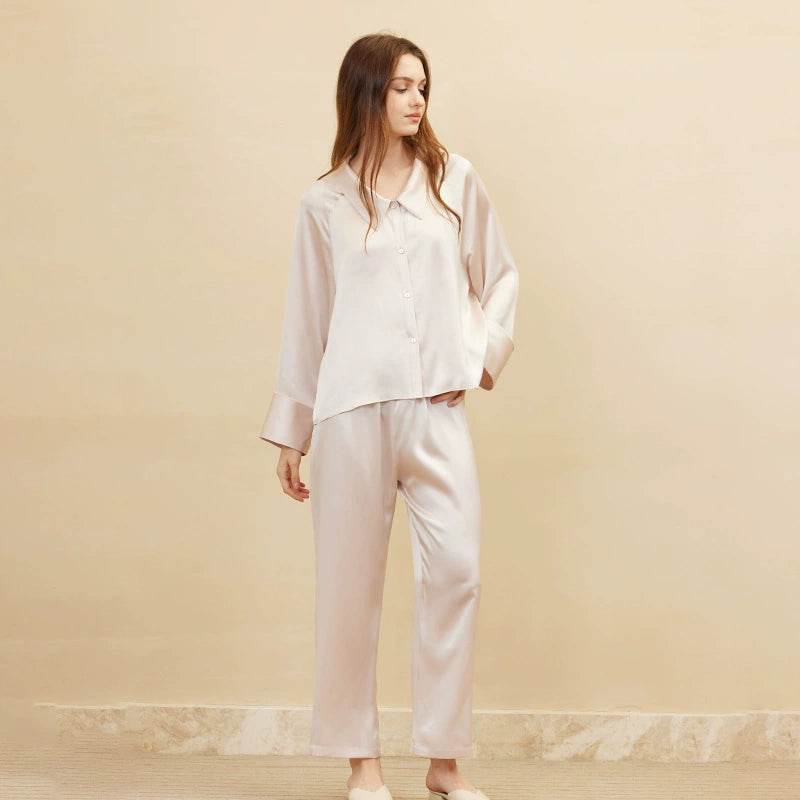 Silk Pajamas - 100% Natural Silk Lingerie Sleepwear - LANI SILK 