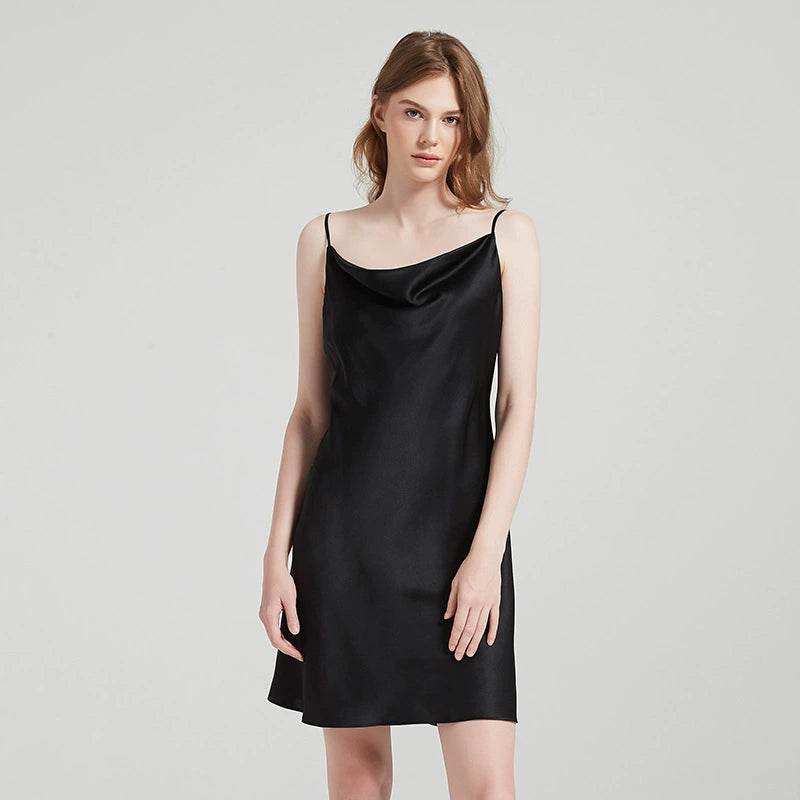 Silk Nightgown - Straps Elegant Lace Sleepwear 2025 Women - LANI SILK 