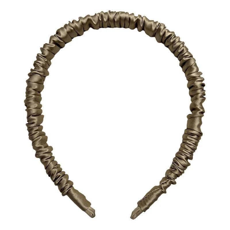 Silk Scrunchies - Elastic Hair Bands Luxury Holders - LANI SILK 