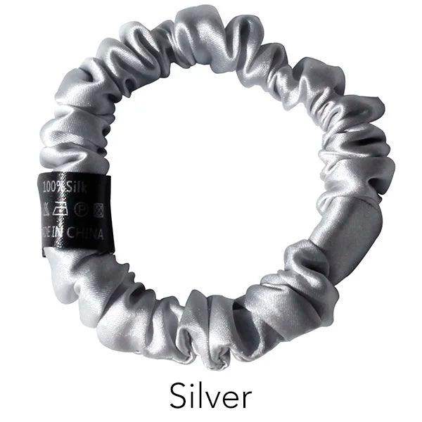 Silk Scrunchies - Hair Ties Elastic Bands No Damage - LANI SILK 