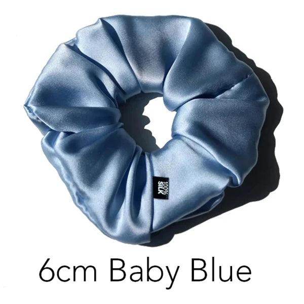 Silk Scrunchies - Hair Ties Elastic Bands Holders for Women - LANI SILK 