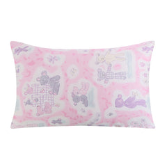 Silk Pillowcases - Floral Print Zipper Closure Standard Size