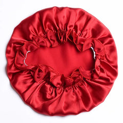 Silk Bonnets Night Sleeping Cap Hats Hair Wrap Elastic Band