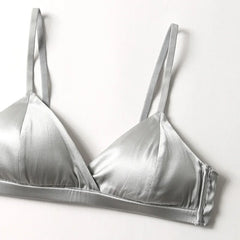 Silk Bra Push-Up Wireless Lightly Lined Comfort