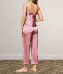 Silk Camisole Sets - Designer Sleeveless Pajama Elegant Sleepwear