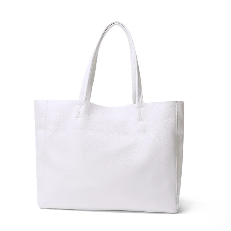 Tote Bag Simple and Stylish Soft Leather for Women