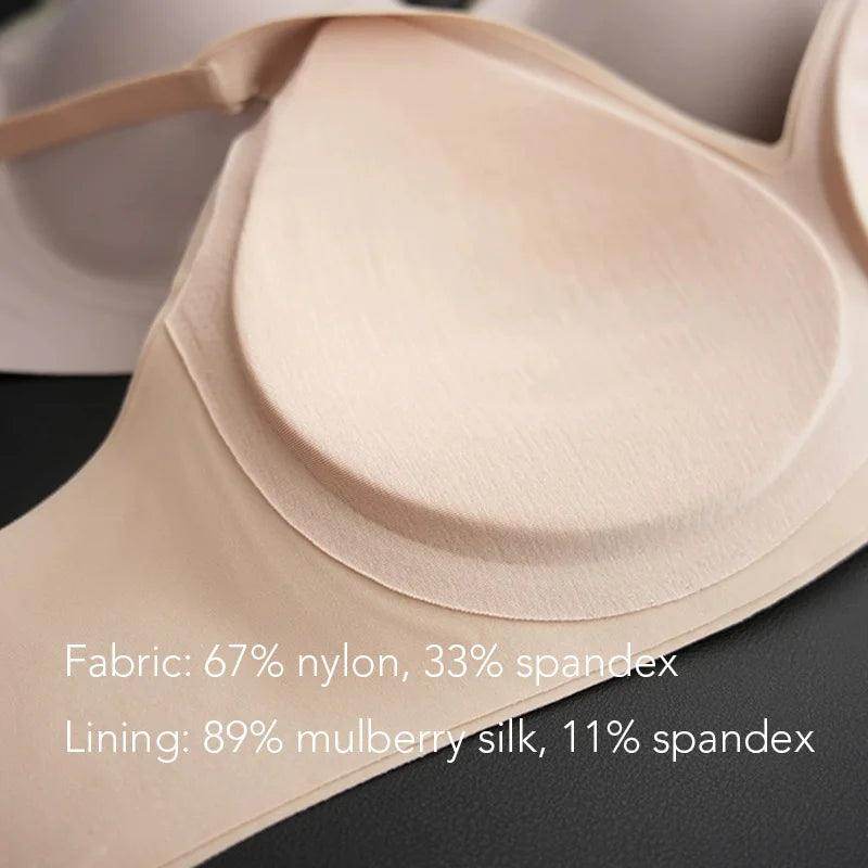 Silk Bra - Wireless Padded Bralette For Yoga - LANI SILK 