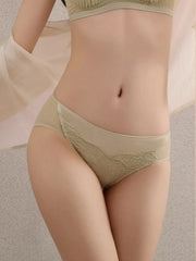 Silk Bra Set - 100% Real Silk Lining Wire-Free Thin Cup 2025