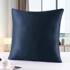 Silk Pillowcases - Zipper Closure Solid Colors Multiple Sizes