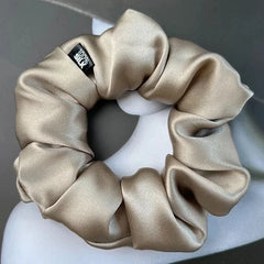 Silk Scrunchies Elastic Band Ropes Ponytail Holders